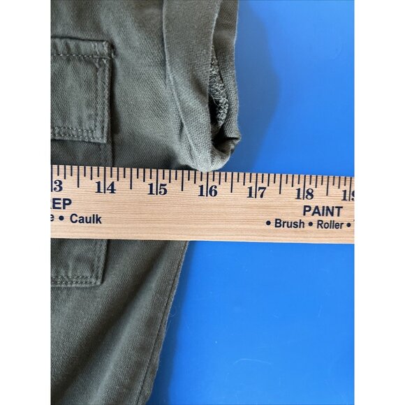 GAP Kids Romper Cotton Lyocell Green Utility Girls Size XL Elastic Waist - Picture 8 of 11